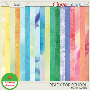 Ready for school - magic papers