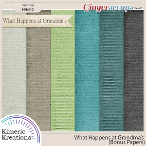 What Happens at Grandma's Bonus Papers by Kimeric Kreations