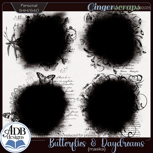 Butterflies & Daydreams Masks by ADB Designs