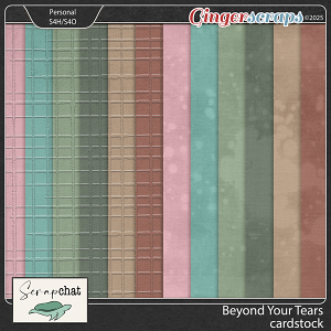 Beyond Your Tears Solid Papers by ScrapChat Designs