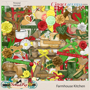 Farmhouse Kitchen by The Scrappy Kat
