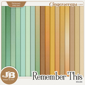 Remember This Solids by JB Studio