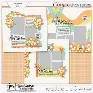 {CU} Incredible Life 3 Templates By JB Studio