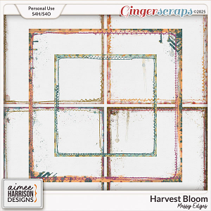Harvest Bloom Messy Edges by Aimee Harrison