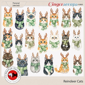 Reindeer Cats by Wetfish Designs 