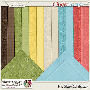 His Glory Cardstock by Trixie Scraps Designs