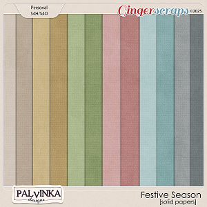 Festive Season Solid Papers by Palvinka Designs