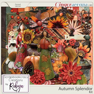 Autumn Splendor Kit by Scrapbookcrazy Creations