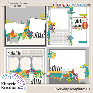 Everday Templates 01 by Kimeric Kreations