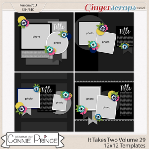 It Takes Two Volume 29  - 12x12 Temps (CU Ok) by Connie Prince