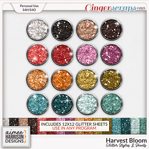 Harvest Bloom Glitters by Aimee Harrison