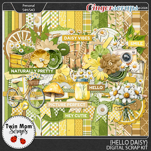 Hello Daisy - KIT by Twin Mom Scraps