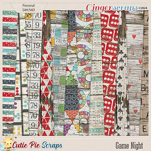 Game Night Wood Papers