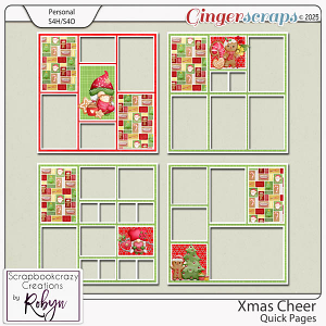 Xmas Cheer Christmas Pages by Scrapbookcrazy Creations