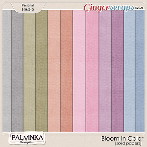 Bloom In Color Solid Papers by Palvinka Designs