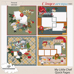 My Little Chef Quick Pages - By Adrienne Skelton Designs 