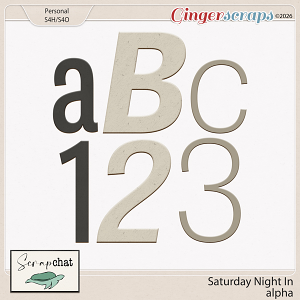 Saturday Night In Alpha by ScrapChat Designs