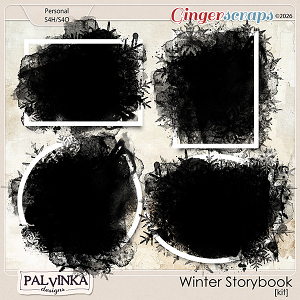Winter Storybook Photomasks and Frames by Palvinka Designs Winter Storybook Photomasks and Frames by Palvinka Designs