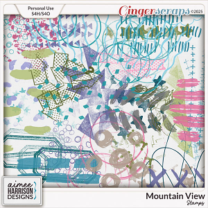 Mountain View Stamps by Aimee Harrison