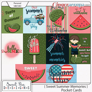 Sweet Summer Memories Pocket Cards