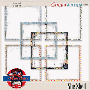 She Shed Edges By The Brit Chick
