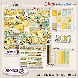 Sunshine & Lemonade  - Bundle by Aprilisa Designs
