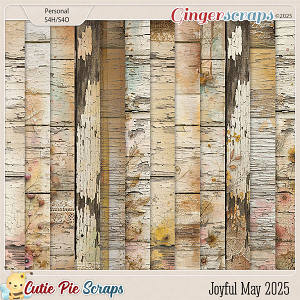Joyful May 2025 Wood Papers