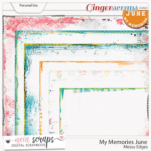 My Memories June - Messy Edges - by Neia Scraps