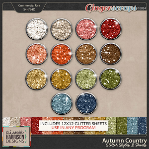 Autumn Country Glitters by Aimee Harrison