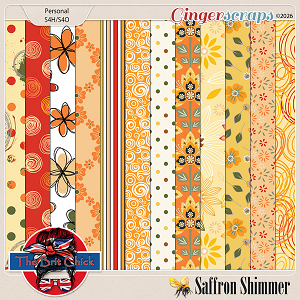 Saffron Shimmer Patterned Papers By The Brit Chick Saffron Shimmer Patterned Papers By The Brit Chick