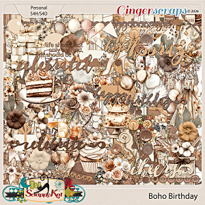 Boho Birthday Kit by The Scrappy Kat