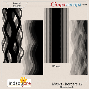 Masks Borders 12 by Lindsay Jane