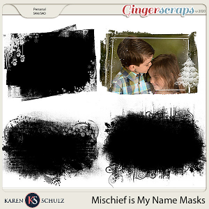 Mischief is my Name Masks by Karen Schulz