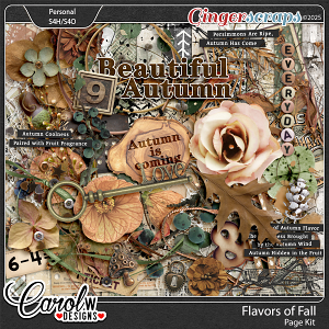 Flavors of Fall-Page Kit