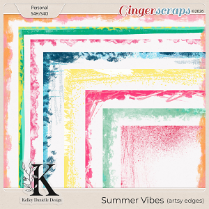 Summer Vibes Artsy Edges by Kelley Danielle Design