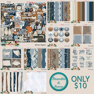 Winter Nights Bundle by The Scrappy Kat