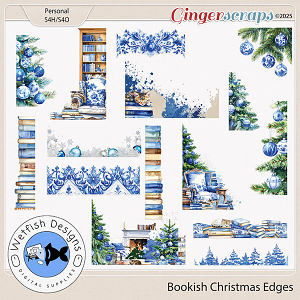Book Christmas Edges by Wetfish Designs 