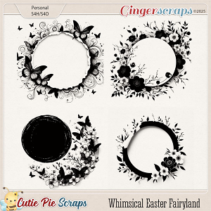 Whimsical Easter Fairyland Photo Masks