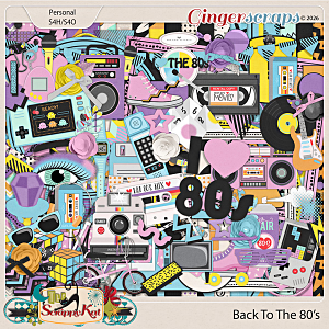Back To The 80's Kit by The Scrappy Kat