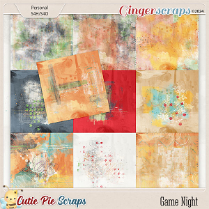 Game Night Painted Papers