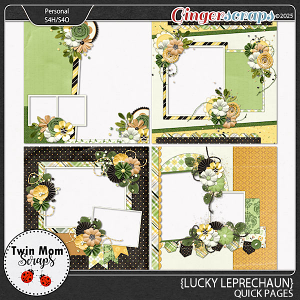 Lucky Leprechaun - QUICK PAGES by Twin Mom Scraps