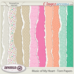 Music of My Heart - Torn Papers