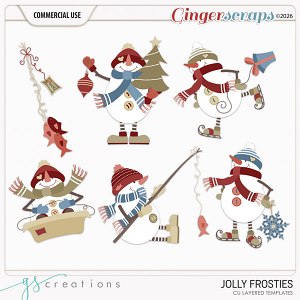 Jolly Frosties Layered Templates (CU) by GS Creations