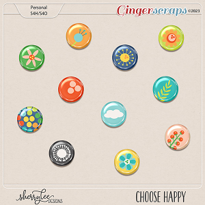 Choose Happy Flair by Sherry Lee Designs
