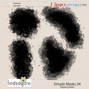 Simple Masks 34 by Lindsay Jane