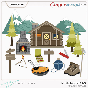 In the Mountains Layered Templates (CU) by GS Creations