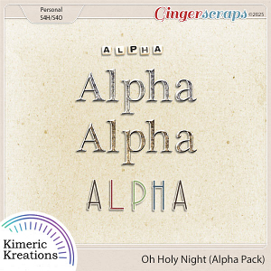 Oh Holy Night Alpha Pack by Kimeric Kreations