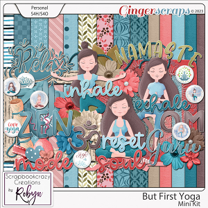But First Yoga Mini Kit by Scrapbookcrazy Creations