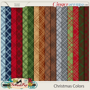 Christmas Colors Tonal Plaid Papers by The Scrappy Kat Christmas Colors Tonal Plaid Papers by The Scrappy Kat