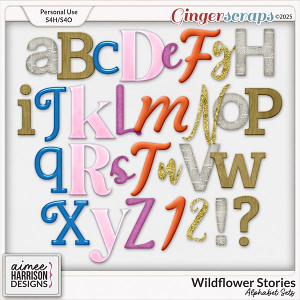 Wildflower Stories Alphabet Sets by Aimee Harrison Wildflower Stories Alphabet Sets by Aimee Harrison